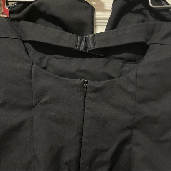 Tobi dress medium M black strapless v front little black dress EUC - Picture 5 of 8